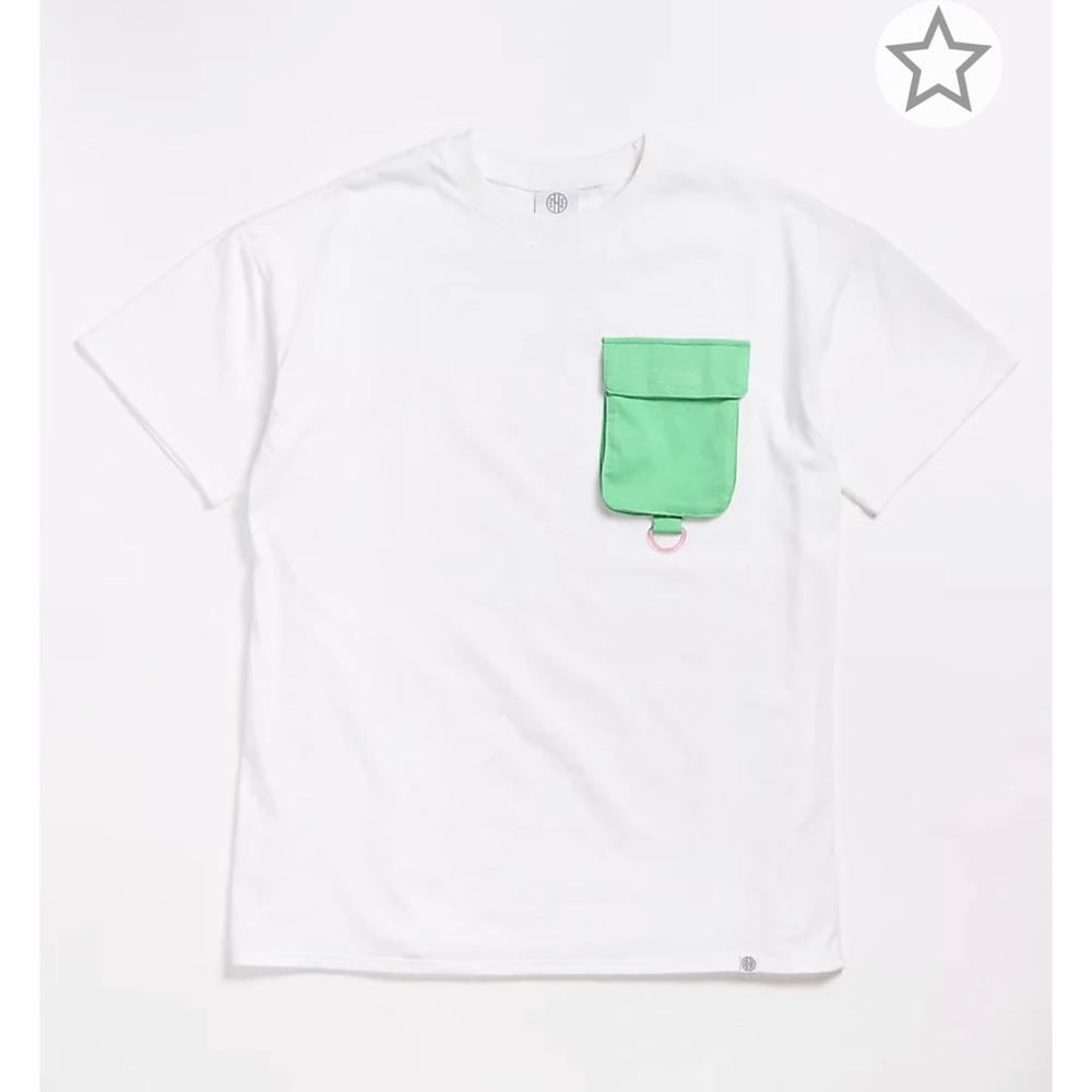 Ninth Hall Casey White Pocket T-Shirt NWT
